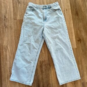 Pre-owned Women's Glassons High Waist Wide Leg Jeans US 10